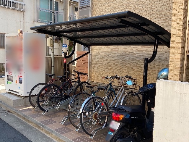 クレイノFAIR八雲 駐輪場　自転車＆原付のみ駐輪可