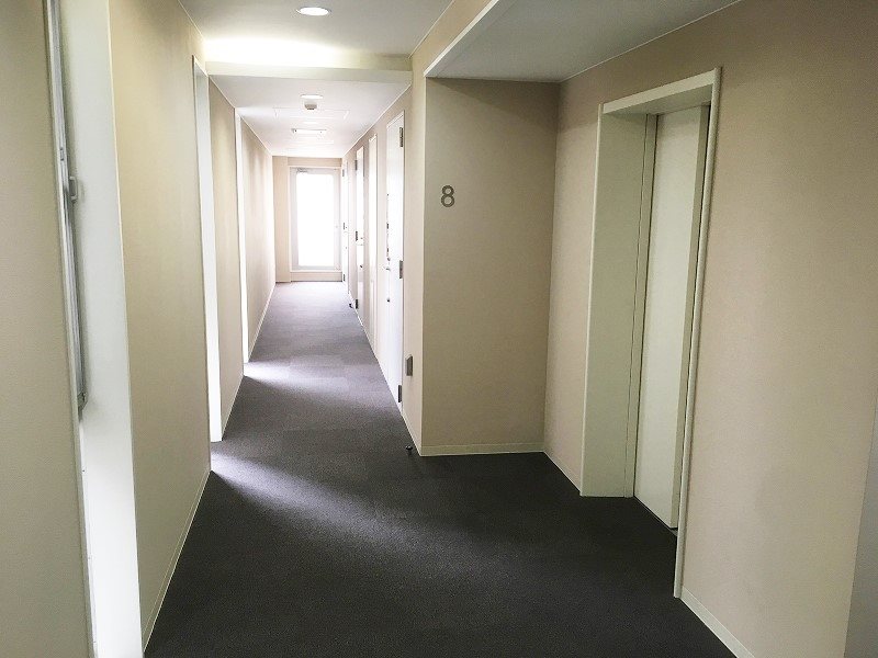 フレンシア麻布十番ノース 屋内共有廊下